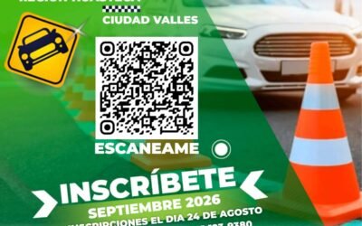 JÓVENES AL VOLANTE ABRE INSCRIPCIONES PARA SEPTIEMBRE EN CIUDAD VALLES