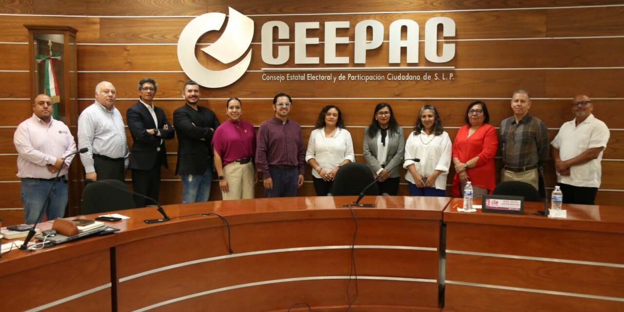 CEEPAC y la Junta Local Ejecutiva del INE validan proyecto de Convenio que establecerá las bases de coordinación para el Proceso Electoral 2026-2027
