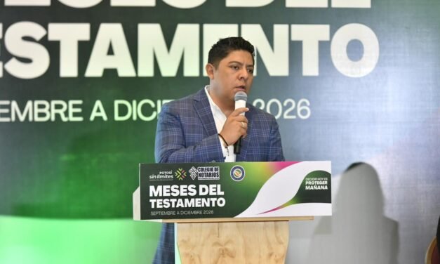 RICARDO GALLARDO ARRANCA “MESES DEL TESTAMENTO” PARA DAR CERTEZA JURÍDICA A LAS FAMILIAS POTOSINAS