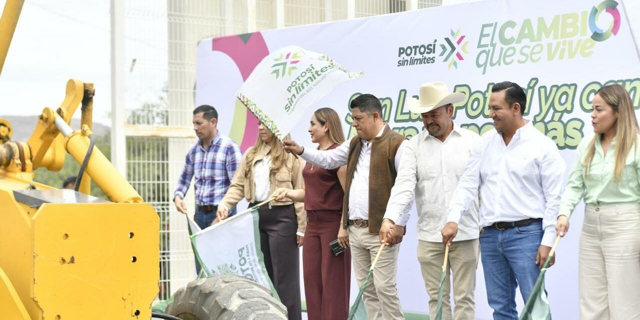 EL GOBERNADOR RICARDO GALLARDO LLEVA NUEVA UNIDAD DEPORTIVA, ALUMBRADO LED, APOYOS ESCOLARES Y GANADEROS A AHUALULCO