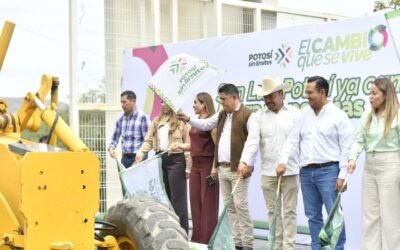 EL GOBERNADOR RICARDO GALLARDO LLEVA NUEVA UNIDAD DEPORTIVA, ALUMBRADO LED, APOYOS ESCOLARES Y GANADEROS A AHUALULCO