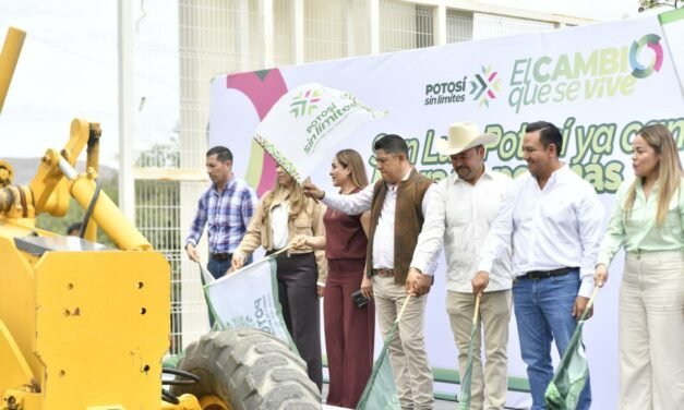 EL GOBERNADOR RICARDO GALLARDO LLEVA NUEVA UNIDAD DEPORTIVA, ALUMBRADO LED, APOYOS ESCOLARES Y GANADEROS A AHUALULCO