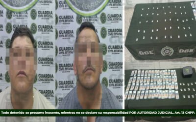 CON SISTEMA DE RECONOCIMIENTO FACIAL GCE DETIENE A DOS OBJETIVOS PRIORITARIOS