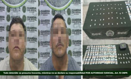 CON SISTEMA DE RECONOCIMIENTO FACIAL GCE DETIENE A DOS OBJETIVOS PRIORITARIOS