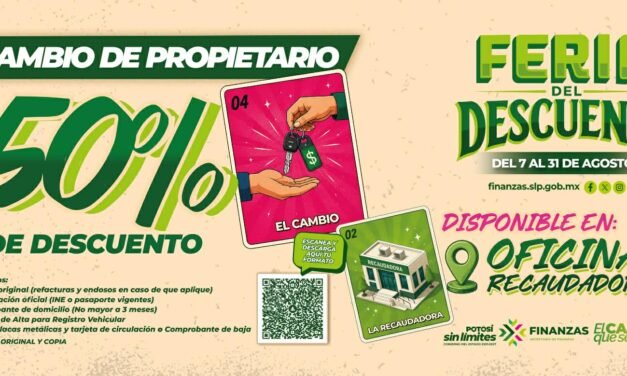 GOBIERNO DEL ESTADO OFRECE 50 POR CIENTO DE DESCUENTO EN CAMBIO DE PROPIETARIO DE VEHÍCULOS