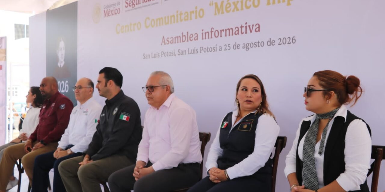ESTADO SE SUMA A LA ESTRATEGIA FEDERAL PARA RECONSTRUIR EL TEJIDO SOCIAL MEDIANTE CENTROS COMUNITARIOS