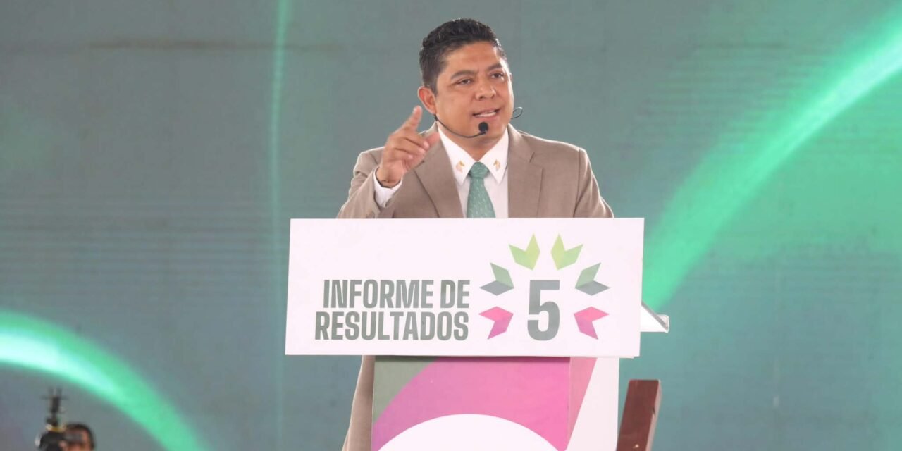 PVEM RECONOCE AVANCES PRESENTADOS POR RICARDO GALLARDO EN QUINTO INFORME