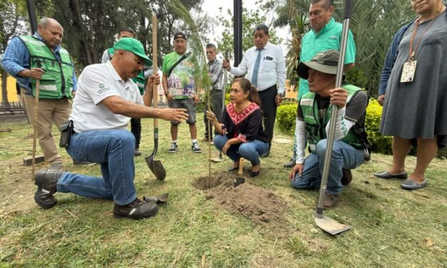 SEGAM REFORESTA EL BARRIO DE TLAXCALA