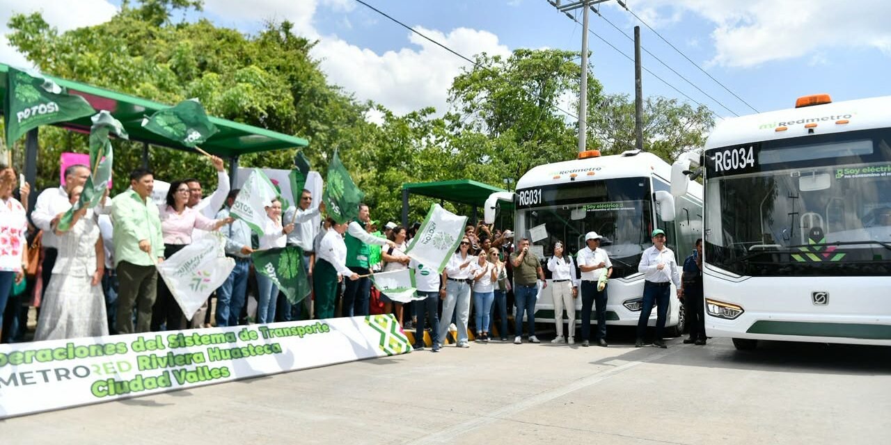 HABITANTES AGRADECEN AL GOBERNADOR RICARDO GALLARDO LLEGADA DE LA REDMETRO RIVIERA HUASTECA