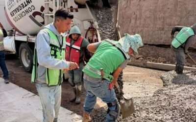 EL GOBIERNO DEL ESTADO AVANZA EN LA PAVIMENTACIÓN DEL RÍO SANTIAGO