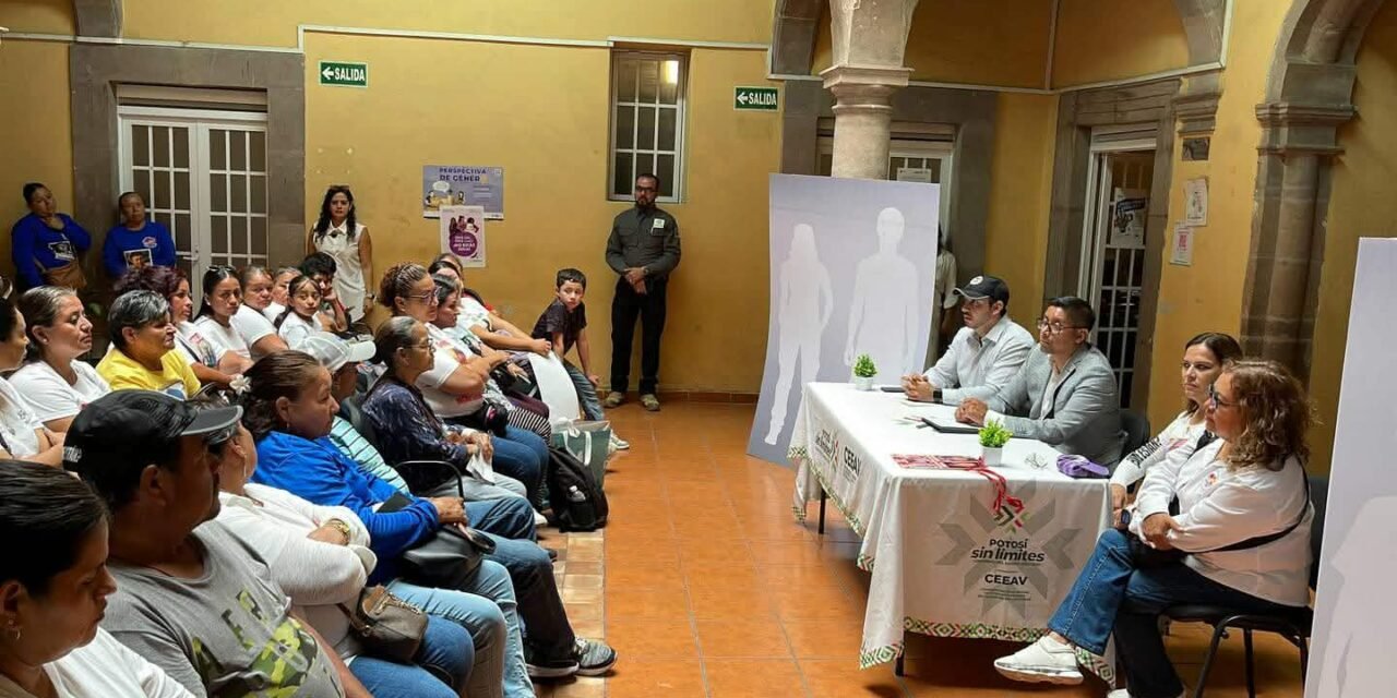 SAN LUIS POTOSÍ AVANZA EN LA CREACIÓN DE MEMORIAL PARA VÍCTIMAS DE DESAPARICIÓN