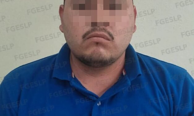 FISCALÍA DE SLP DETUVO A IMPUTADO DE ROBO CALIFICADO Y DAÑO EN LA PROPIEDAD