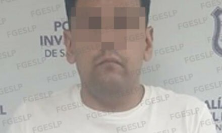 FISCALÍA POTOSINA APREHENDE A PROBABLE RESPONSABLE DE ROBO CALIFICADO