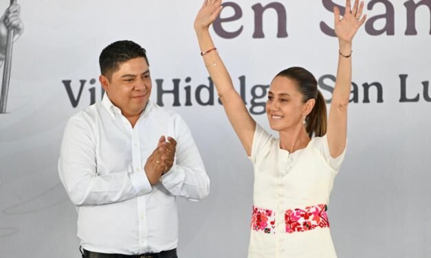 EL GOBERNADOR DEL ESTADO, RICARDO GALLARDO CARDONA, RECONOCE LOS RESULTADOS DE CLAUDIA SHEINBAUM EN SU SEGUNDO AÑO DE GOBIERNO