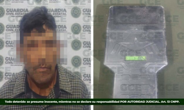 GUARDIA CIVIL ESTATAL DETIENE A OBJETIVO PRIORITARIO Y ASEGURA INMUEBLE