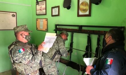 SSPC PROMUEVE LINEAMIENTOS EN POLICÍAS MUNICIPALES CON PASES DE REVISTA