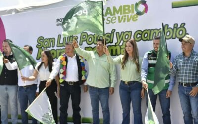CON EL GOBERNADOR RICARDO GALLARDO SIGUE EL CAMBIO EN EL MUNICIPIO DE MOCTEZUMA