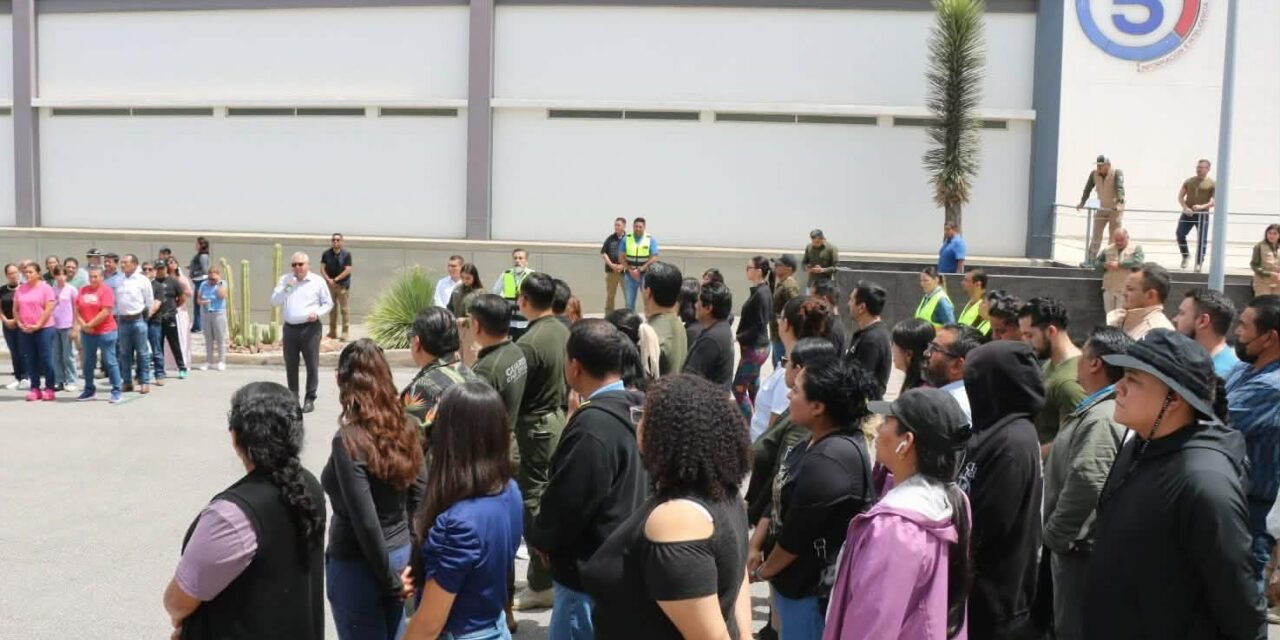 GOBIERNO ESTATAL FORTALECE LA PREVENCIÓN Y CAPACIDAD DE RESPUESTA CON SIMULACRO NACIONAL 2026