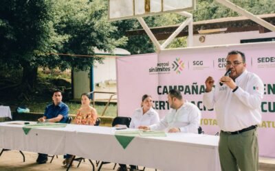 REGISTRO CIVIL ACERCA TRÁMITES GRATUITOS A LOS 59 MUNICIPIOS