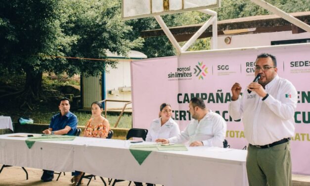 REGISTRO CIVIL ACERCA TRÁMITES GRATUITOS A LOS 59 MUNICIPIOS