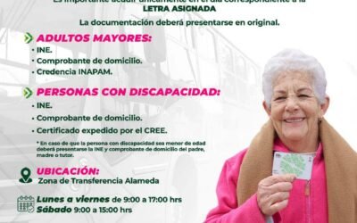DEL 14 AL 22 DE SEPTIEMBRE ES EL REGISTRO PARA TRANSPORTE GRATUITO EN LA ZONA METROPOLITANA