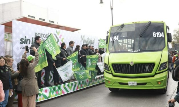 EL GOBERNADOR RICARDO GALLARDO TERMINA CON EL REZAGO DEL TRANSPORTE PÚBLICO EN SLP