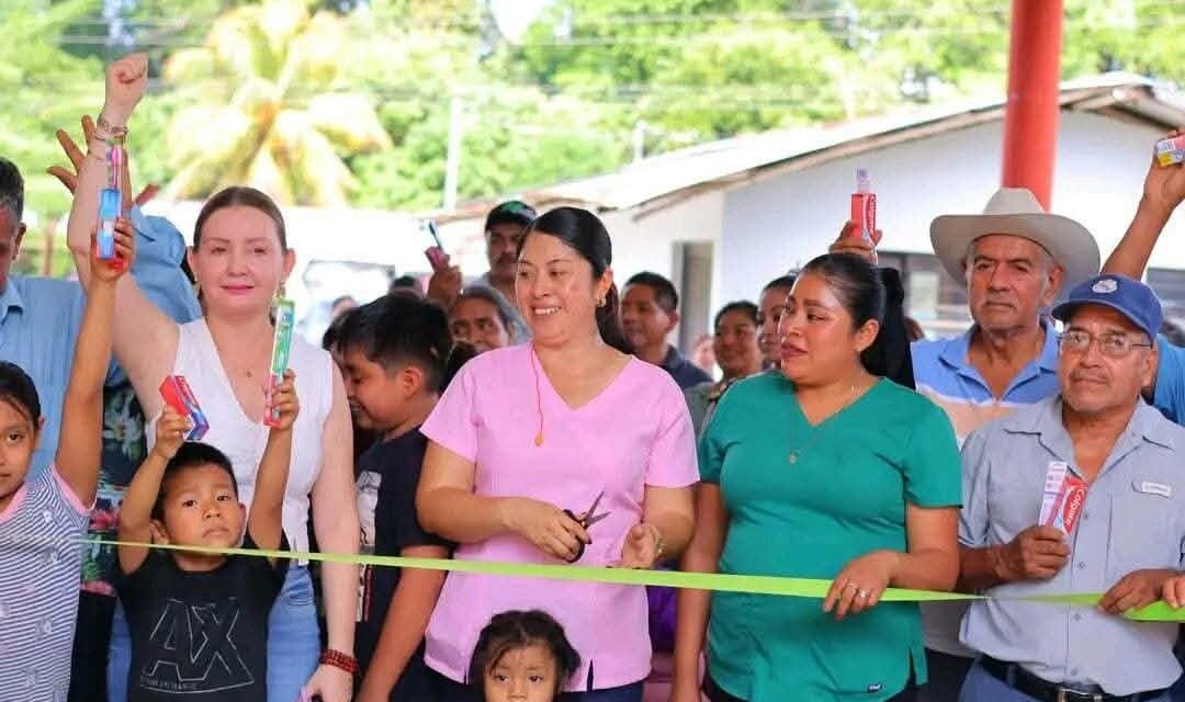 ENCABEZA ALCALDESA DE MATLAPA INAUGURACIÓN DE LA GRAN BRIGADA DE SERVICIOS EN SAN JOSÉ TLAJUMPAL.