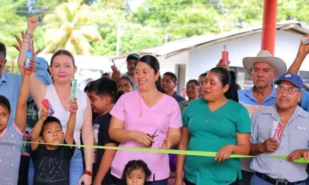 ENCABEZA ALCALDESA DE MATLAPA INAUGURACIÓN DE LA GRAN BRIGADA DE SERVICIOS EN SAN JOSÉ TLAJUMPAL.