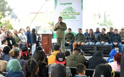 EL GOBERNADOR RICARDO GALLARDO LLEVA ENCHÚLAME LA COLONIA AL BARRIO LOS VERGELES