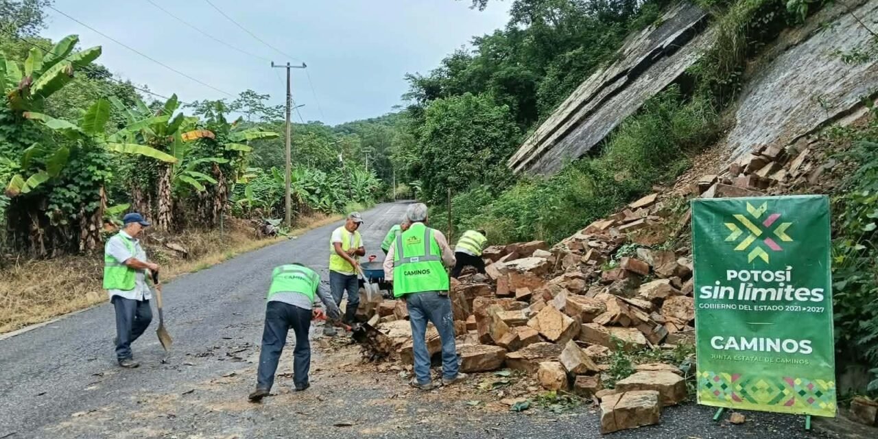 GOBIERNO DEL ESTADO DESPLIEGA CUADRILLAS PARA REHABILITAR CAMINOS Y CARRETRAS