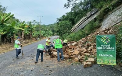 GOBIERNO DEL ESTADO DESPLIEGA CUADRILLAS PARA REHABILITAR CAMINOS Y CARRETRAS