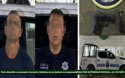 GUARDIA CIVIL ESTATAL DETIENE A PRESUNTOS ELEMENTOS MUNICIPALES DE SAN VICENTE POR PORTACIÓN DE ARMA
