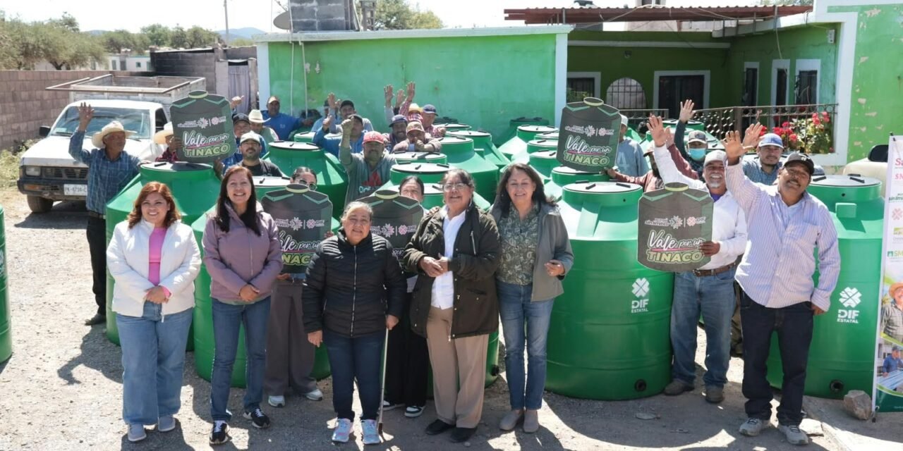 EL GOBIERNO DEL CAMBIO, A TRAVÉS DEL DIF ESTATAL, LLEVA CISTERNAS A FAMILIAS DEL ALTIPLANO POTOSINO