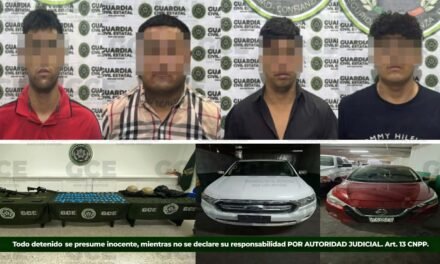 EN ÚLTIMA SEMANA GCE FRENA ACTIVIDADES DE PRESUNTAS CÉLULAS DELICTIVAS CON DIVERSAS DETENCIONES