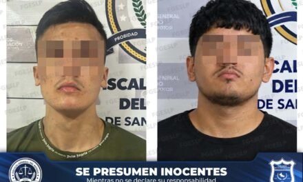 DOS IMPUTADOS POR HOMICIDIO CALIFICADO SON APREHENDIDOS POR LA FISCALÍA POTOSINA