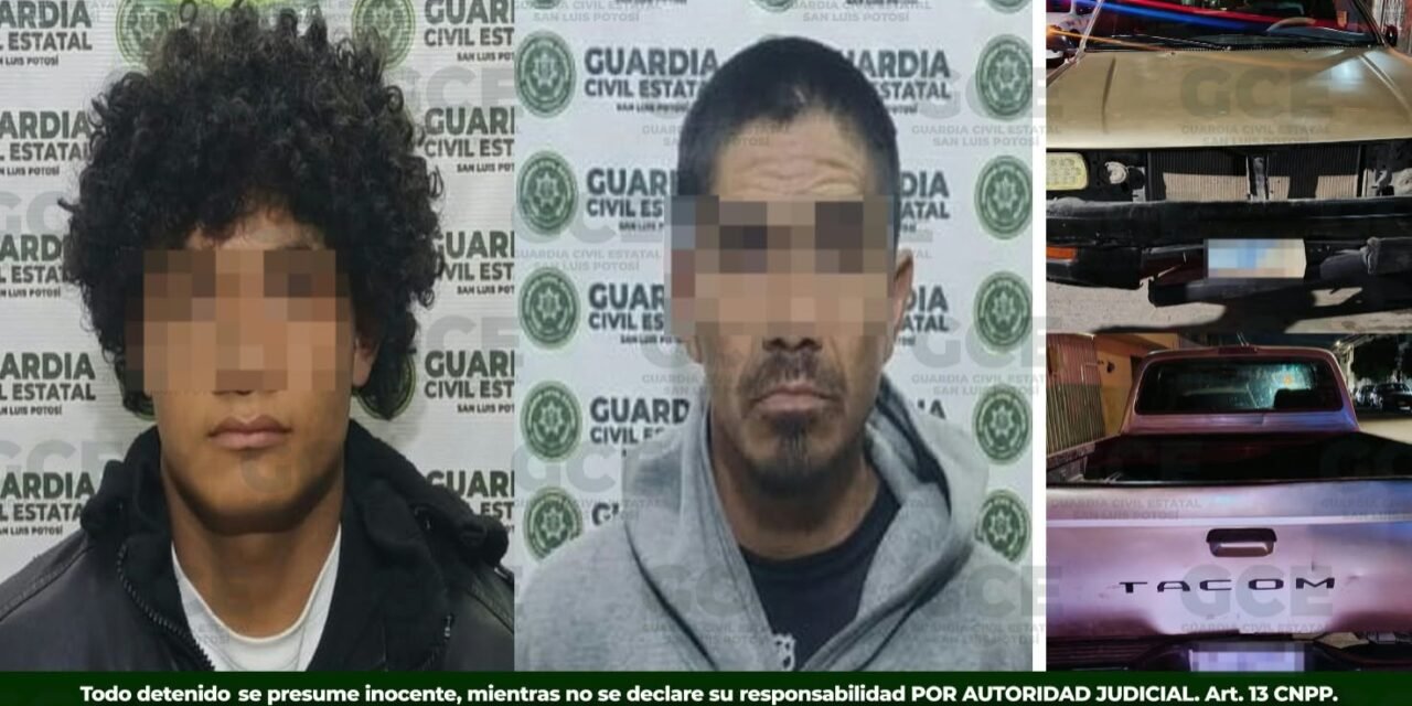 SSPC DETIENE A DOS OBJETIVOS PRIORITARIOS POR ROBO DE VEHÍCULOS EN LA ZONA METROPOLITANA