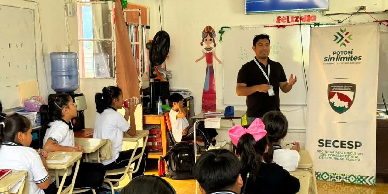 GOBIERNO ESTATAL LLEVA PREVENCIÓN DE LA VIOLENCIA A ESCUELAS DE MATEHUALA