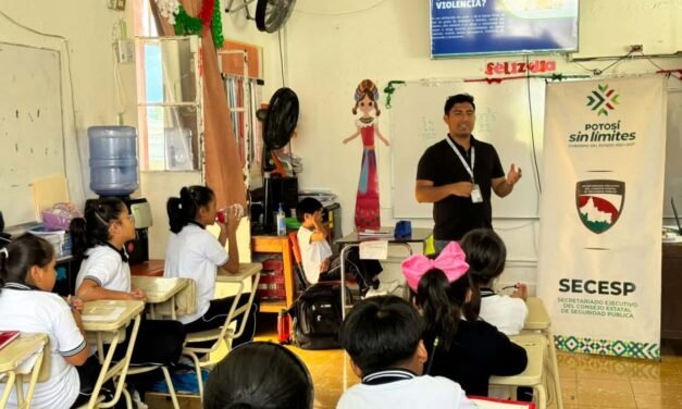 GOBIERNO ESTATAL LLEVA PREVENCIÓN DE LA VIOLENCIA A ESCUELAS DE MATEHUALA