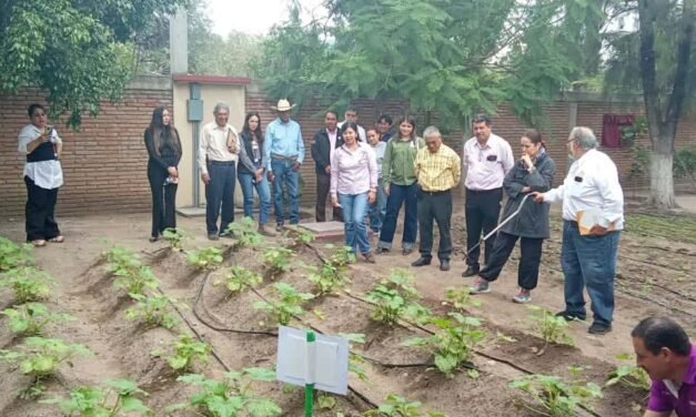 SEDARH LLEVA HUERTOS ESCOLARES Y CAPTACIÓN DE LLUVIA A LA REGIÓN MEDIA