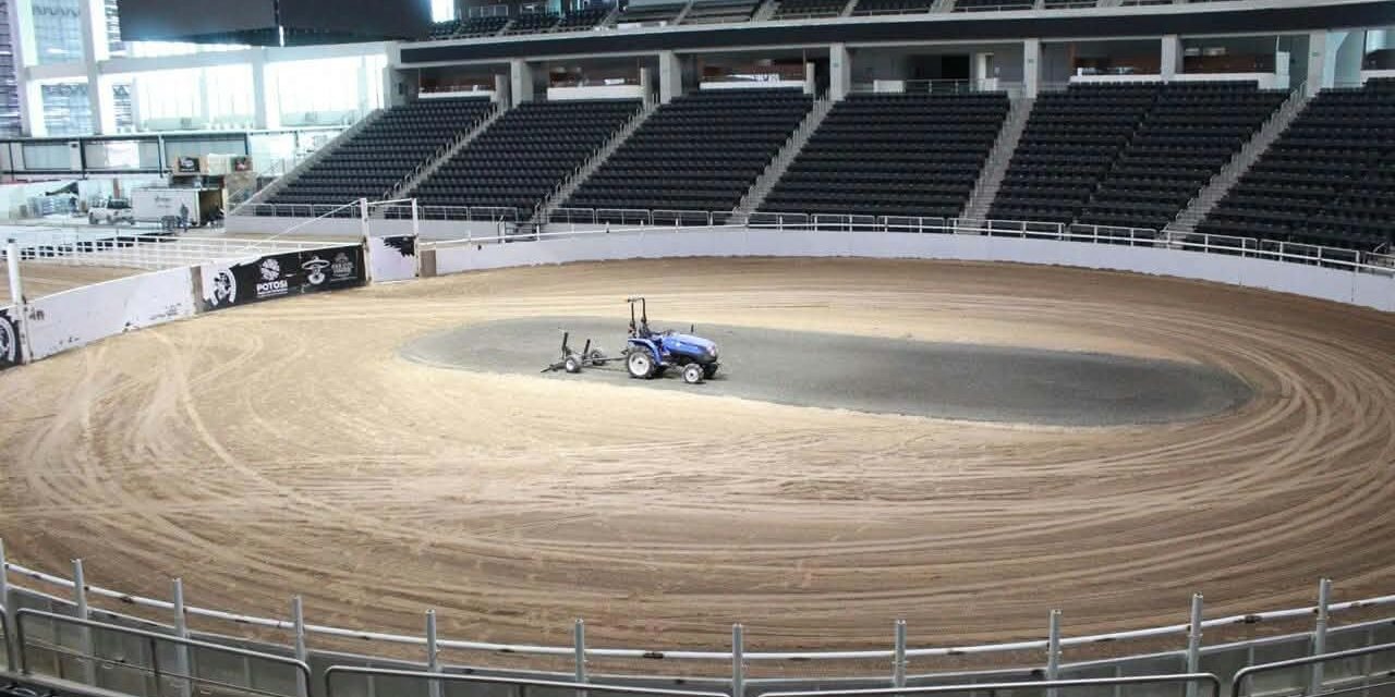 ARENA POTOSÍ SE PREPARA PARA RECIBIR EL NACIONAL CHARRO 2026