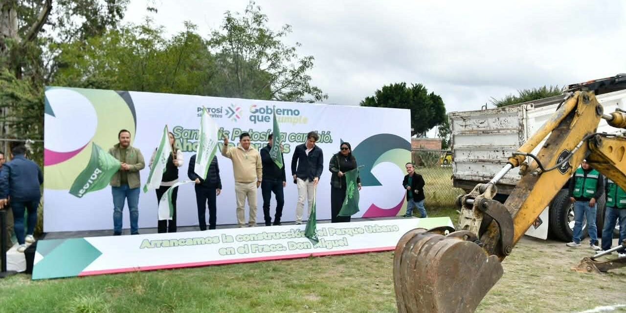 EL GOBERNADOR RICARDO GALLARDO LLEVA EL CAMBIO A LA CAPITAL CON NUEVA UNIDAD RECREATIVA DON MIGUEL