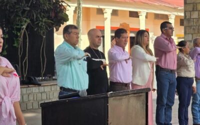 HONORES A LA BANDERA DAN PASO A UNA SEMANA DE NUEVAS ACCIONES EN AQUISMÓN