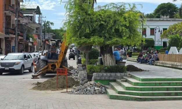 ARRANCAN TRABAJOS DEL PARADOR PARA TAXISTAS