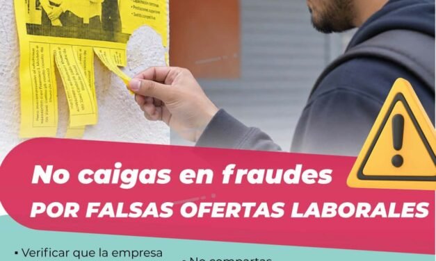 FISCALÍA EMITE RECOMENDACIONES PARA PREVENIR FRAUDES EN OFERTAS LABORALES