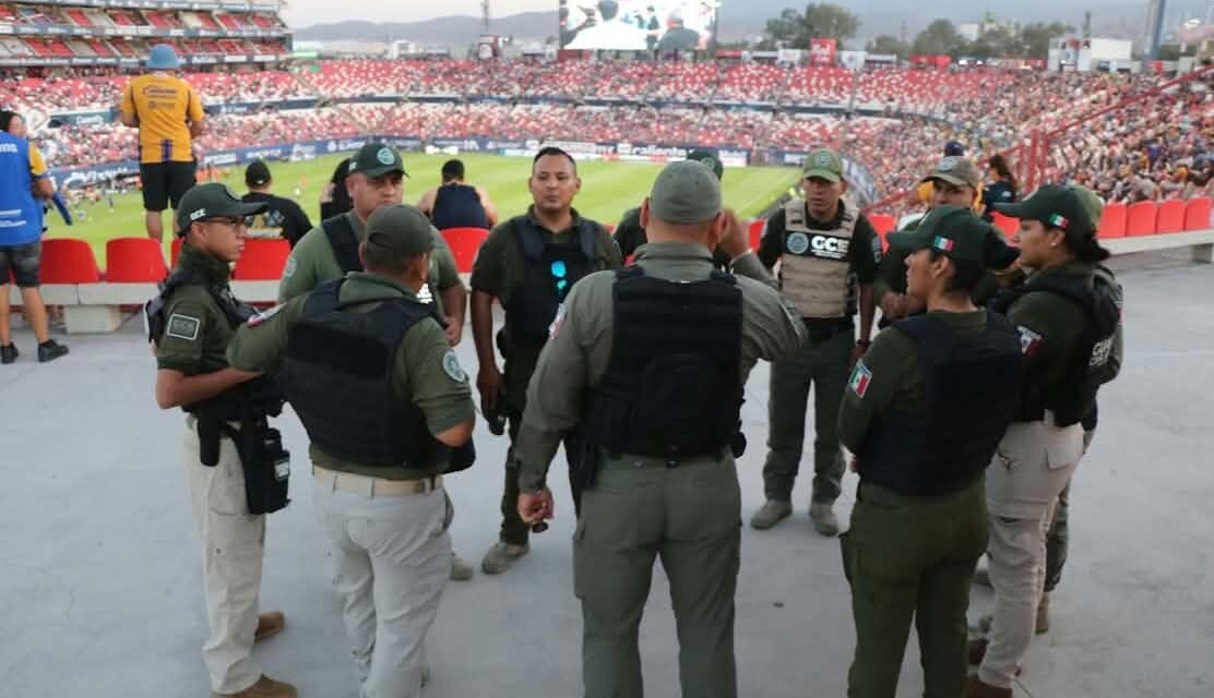 MÁS DE 500 AGENTES RESGUARDARÁN PARTIDO ENTRE ATLÉTICO DE SAN LUIS Y SANTOS EL DIA DE HOY