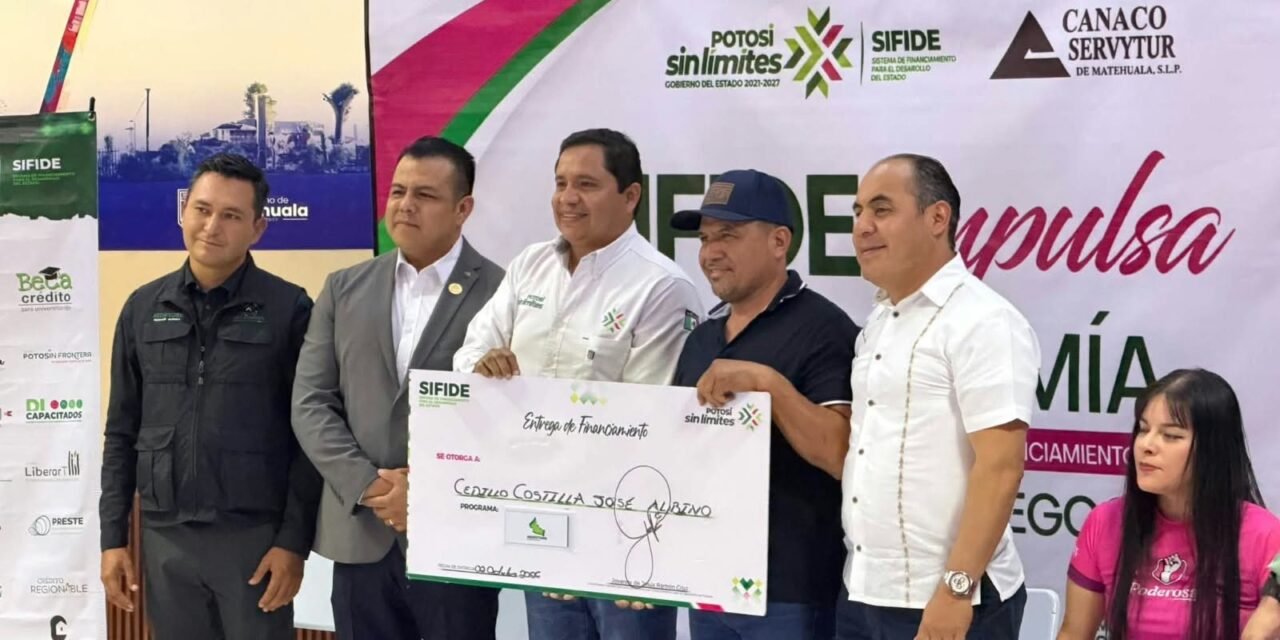GOBIERNO DEL ESTADO ACERCA MÁS DE 1.1 MILLONES DE PESOS EN CRÉDITOS AL ALTIPLANO